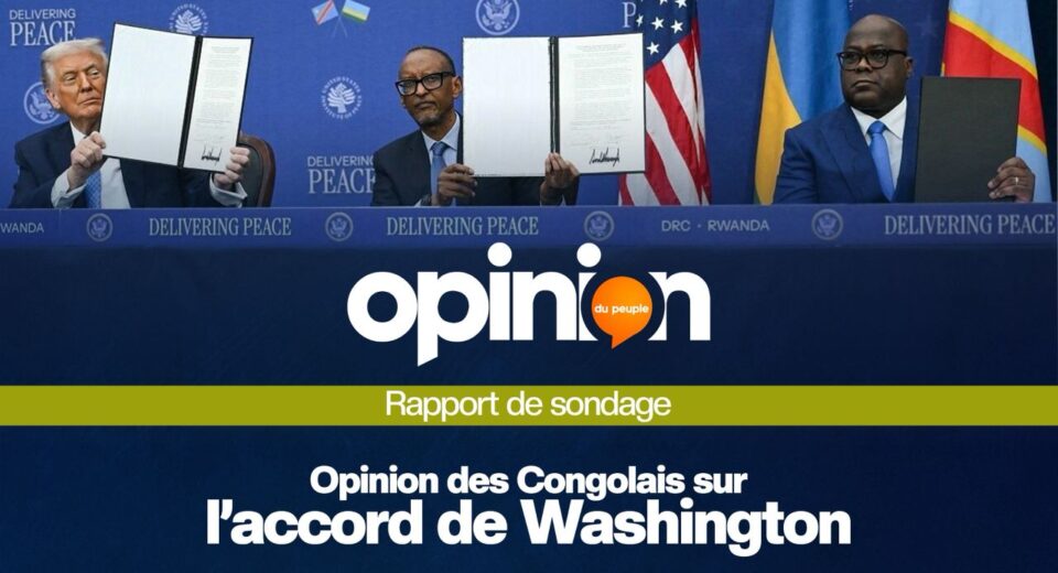 sondage d'opinion sur l'accord de Washington